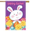 Easter Hatchlings Primitive House Flag Chicks Eggs 28" x 40" Briarwood Lane - 2 of 4