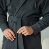 ADR Mens French Terry Sweatshirt Hooded Robe, Long Hoodie - 4 of 4