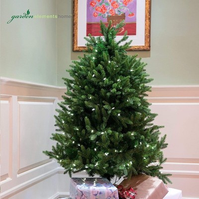 4.5' Green Spruce Pre-Lit Christmas Tree with LED Lights