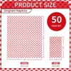 DYLIVeS Red Gingham Napkins, Red and White Checkered Guest Towel Plaid Party Napkins Disposable Paper Hand Towels for Luncheon, Picnic, Birthday - 2 of 4