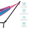Best Choice Products 2-Person Brazilian-Style Cotton Double Hammock with Stand Set w/ Carrying Bag - 4 of 4