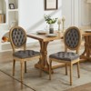 FONTOI 2 PCS French Style Accent Chair with Nailhead Trim - 4 of 4