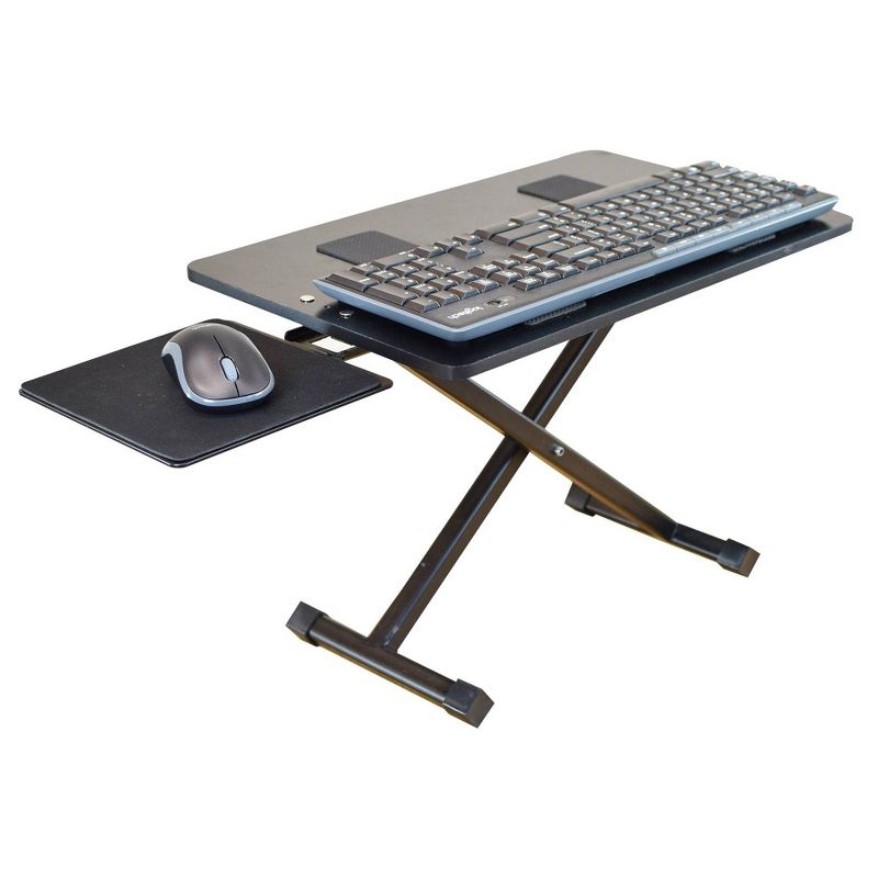Adjustable Height Computer Keyboard Stand Black - Uncaged Ergonomics, 3 of 9