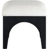 Meridian Furniture,Lawson Chenille Fabric Upholstered Ottoman - 2 of 4