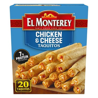 El Monterey Frozen Chicken and Cheese Taquitos - 20oz/20ct