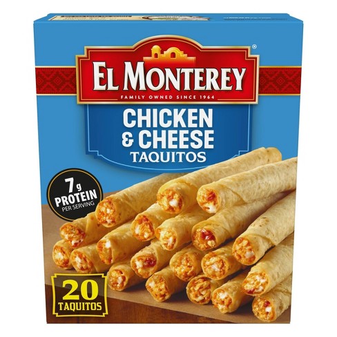 El Monterey Frozen Chicken And Cheese Taquitos - 20ct : Target