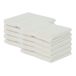 Splash Zero Twist 100% Ring Spun Cotton Face Washcloth Set – Reversible, 550 GSM, Soft, Lightweight, Highly Absorbent Towels for Bathroom - 1 of 4