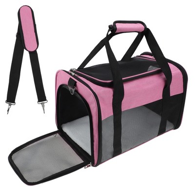 Unique Bargains Breathable Mesh Design Pet Carrier 1 Pc