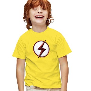 Boys' Short Sleeve Flash Kid Flash Logo T-Shirt - 1 of 4