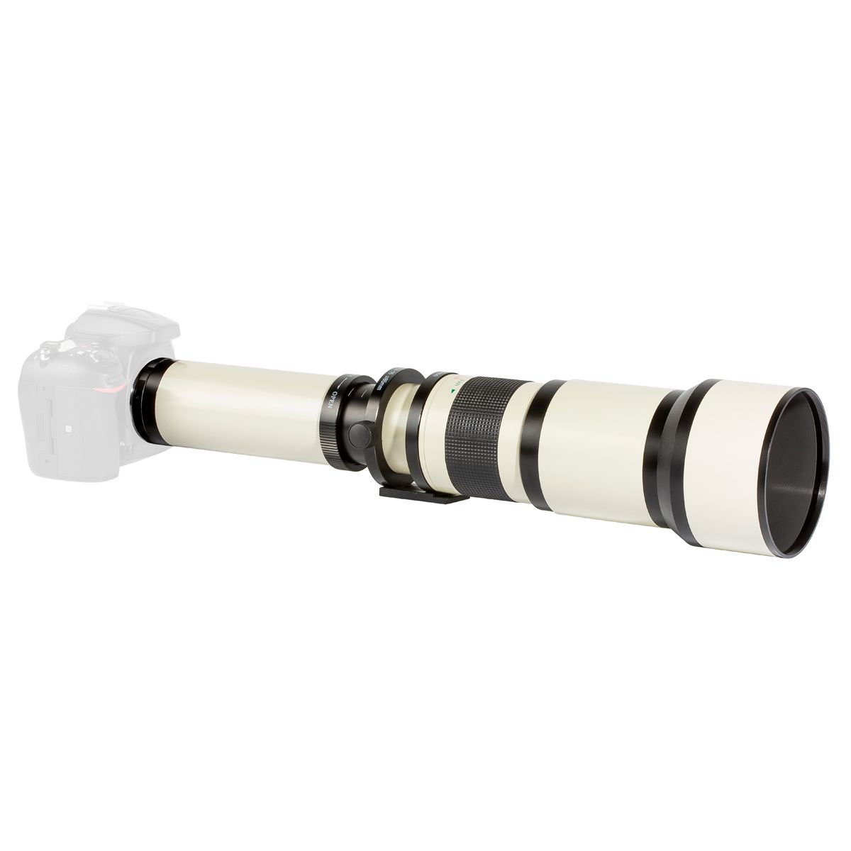 ULTIMAXX 650-1300mm Manual Zoom Lens - White - thumbnail 3
