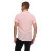 Canada Weather Gear Men’s Seersucker Button-Down Shirt – Short Sleeve Solid Textured Short Sleeve Shirt with Chest Pocket - 2 of 4