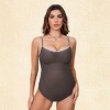Women's Crochet Detail Scalloped Neckline Maternity One-Piece Swimsuit - Cupshe - 2 of 4
