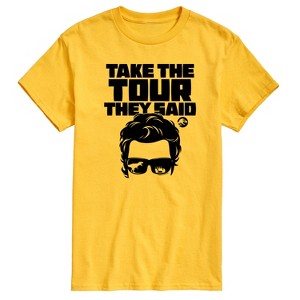 Men's - Jurassic Park - Take The Tour They Said- Men's Short Sleeve Graphic T-Shirt Short Sleeve Graphic T-Shirt - 1 of 4