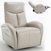 ChicFurnit Living Room Chair Arm Chair Accent Chair Swivel Rocker Recliner with Lumbar Support for Living Room, Brown/Beige Gray, 34.65"*36.23"*42.2" - 2 of 4