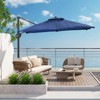 10FT Solar Cantilever Patio Umbrella – 360° Rotation, Windproof Base Included & UPF50+ UV Protection (Rectangular) - 3 of 4