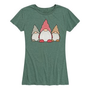 Women's - Instant Message - Three Gnomes Short Sleeve Graphic T-Shirt - 1 of 4