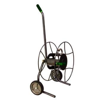 Yard Butler Hose Reel Cart With Wheels - Heavy Duty 200 Foot Metal