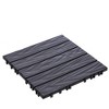 Gulches 76-Pack Interlocking Deck Tiles - 68.80 Sq.Ft 3D Wood Grain Plastic Flooring for Outdoor Use , Waterproof & Moisture-Proof Patio Tiles - 4 of 4
