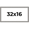 PosterPalooza | Panoramic Slim Profile Silver Frame - UV Acrylic, Foam Board Backing, Hanging Hardware - 2 of 4