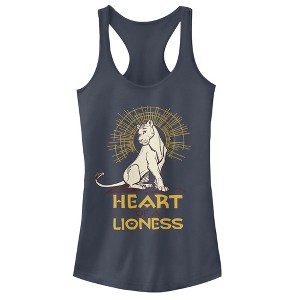 Juniors Womens Lion King Nala Heart of Lioness Racerback Tank Top - 1 of 3