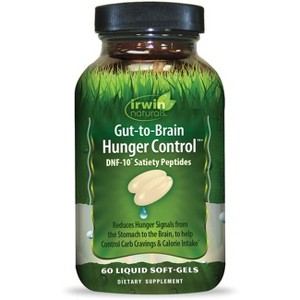 Irwin Naturals Gut-to-Brain Hunger Control 60 Softgels - 1 of 4