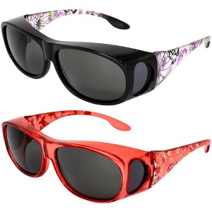 2 Pairs of Global Vision Eyewear Fanfare 2 Safety Motorcycle Glasses with Smoke, Smoke Lenses - 1 of 4