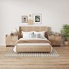 Boersma Queen Size Fluted Headboard Wall Mount Wood Headboard, Rustic & Modern Farmhouse,Boho,Fluted Panel,Wingback Design - 4 of 4