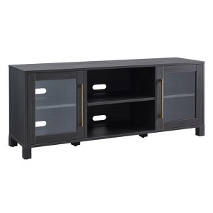 58" Charcoal Gray TV Stand - Henn&Hart - 1 of 4