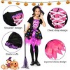 Light-Up Witch Costume for Toddler Girls - Sparkly Witch Dress for Fairy Tale Dress-Up Party - 4 of 4