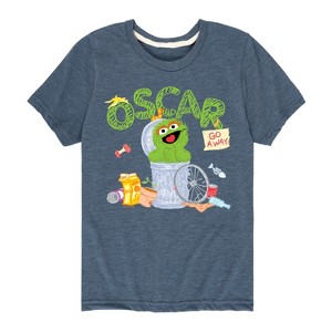 Boys' - Sesame Street - Oscar Short Sleeve Graphic T-Shirt - 1 of 4