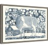 Amanti Art Farm Life II Cow by Miranda Thomas Canvas Wall Art Print Framed 23-in. x 16-in. - 3 of 4