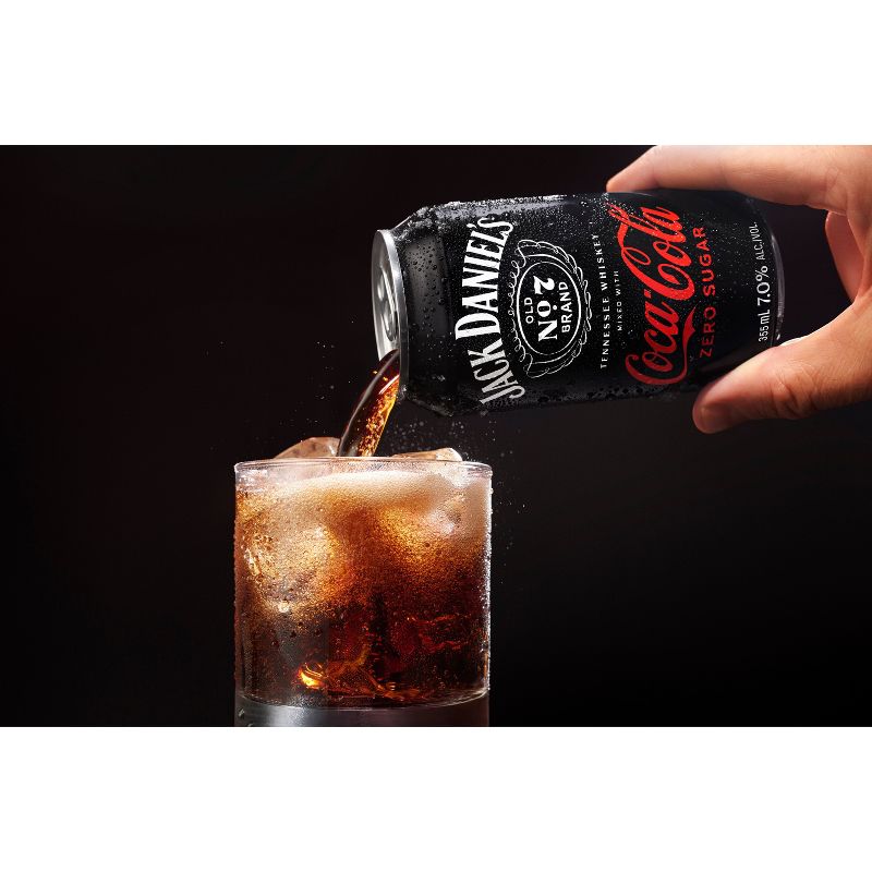Jack Daniel&#39;s Jack &#38; Coke Zero RTD - 4pk/355ml Cans, 2 of 10