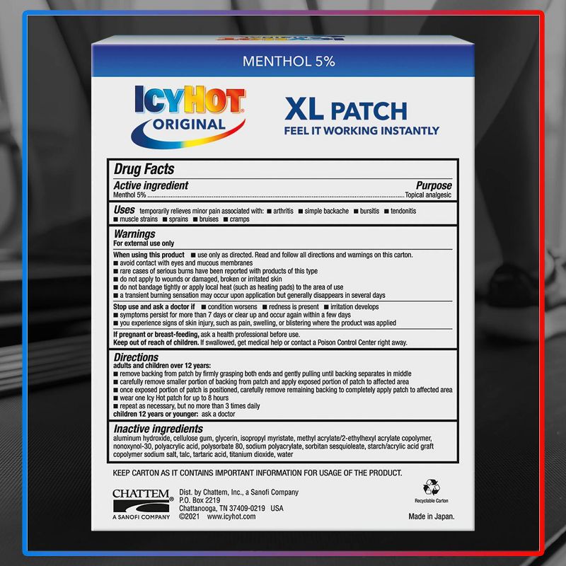 Icy Hot Medicated Patch Back - Extra Large - 3ct, 3 of 8