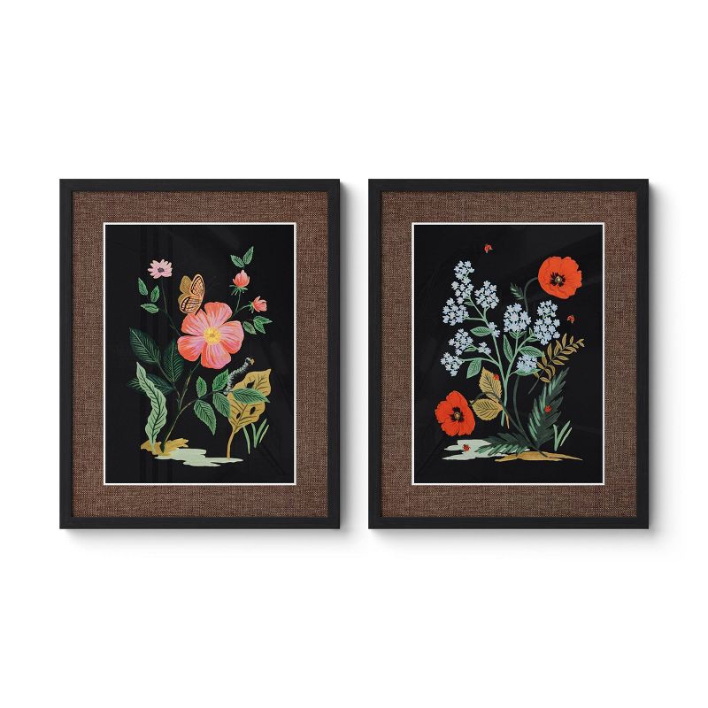 Rifle Paper Co. x Target 16&#34;x20&#34; Botanical Poster Framed Wall Art Print Set of 2, 1 of 7