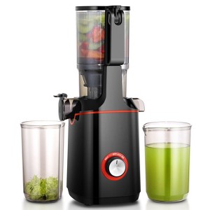 Juicer Machines with 108mm Feed Chute, 45-60 RPM Slow Masticating Juicer with Triple Stainless Steel Filter, 160W Pure Copper Motor, Reverse Function - 1 of 4