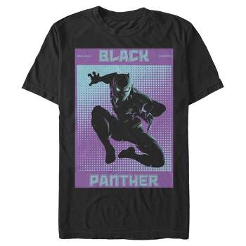 Men's Marvel Black Panther Dot Print T-Shirt