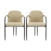 Christopher Knight Home Ihab Modern Upholstered Dining Chair with Iron Frame (Set of 2) - 2 of 4