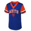 MLB New York Mets Girls' Henley Jersey - 2 of 3