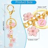 Unique Bargains  Metal Small Beautiful Personalized Flower Keychain for Handbag Purse - 2 of 4