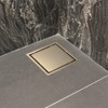 Unique Bargains 304 Stainless Steel Flange Square Rapid Drainage Kitchen Shower Drain - 4 of 4