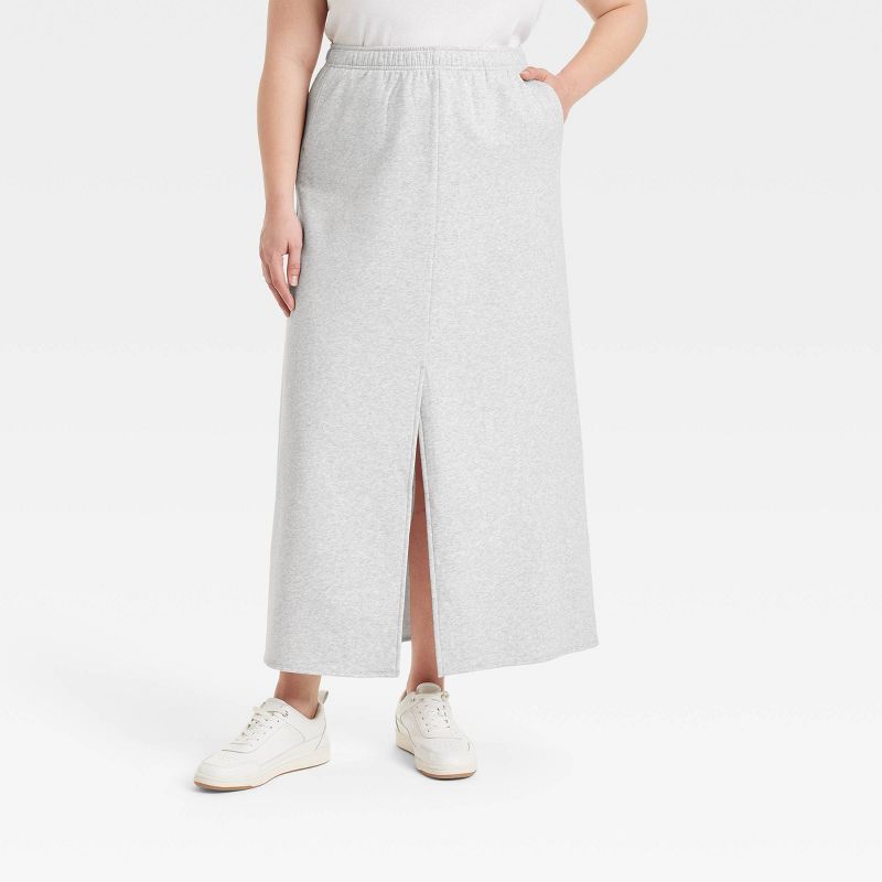 Women's Fleece Maxi Skirt - Universal Thread™, 1 of 5