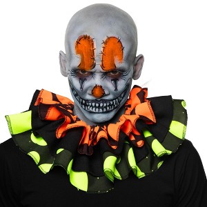 Underwraps Costumes Blacklight Reactive Clown Collar Adult Costume Accessory - 1 of 3