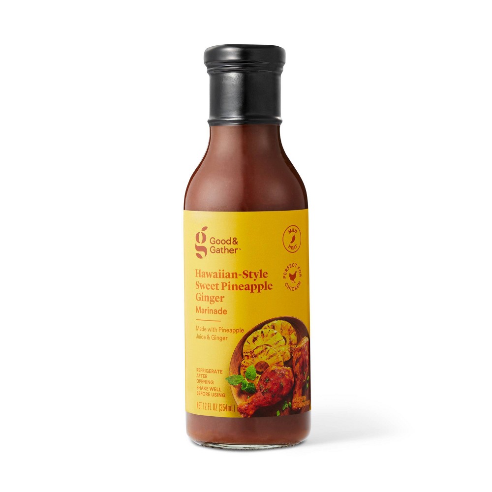 Best by 12/2024) Sweet Pineapple Ginger Marinade - 12oz - Good & Gather™