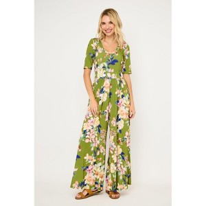 WEST K Women's Jana Short Sleeve Knit Jumpsuit - 1 of 4