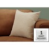 PAGED Square Bed Pillows Throw Pillows, 18" Couch Pillows with Soft Insert, Decorative Accent Pillows for Bed, Sofa - 3 of 4