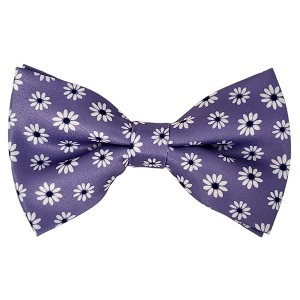 Men's Floral Printed Design 2.75 W And 4.75 L Inch Pre-Tied adjustable Bow Tie - 1 of 3