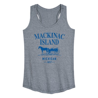 Women's - Instant Message - Mackinac Island Graphic Racerback Tank