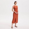 Women's Rib-Knit Midi Bodycon Dress - A New Day™ Coral Orange - 3 of 4