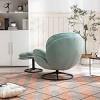 Streamdale Accent chair TV Chair Living room Chair with Ottoman-TEAL - 4 of 4