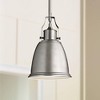 Generation Lighting Hobson 7 1/2" Satin Nickel 1-Light Mini Pendant - 2 of 3